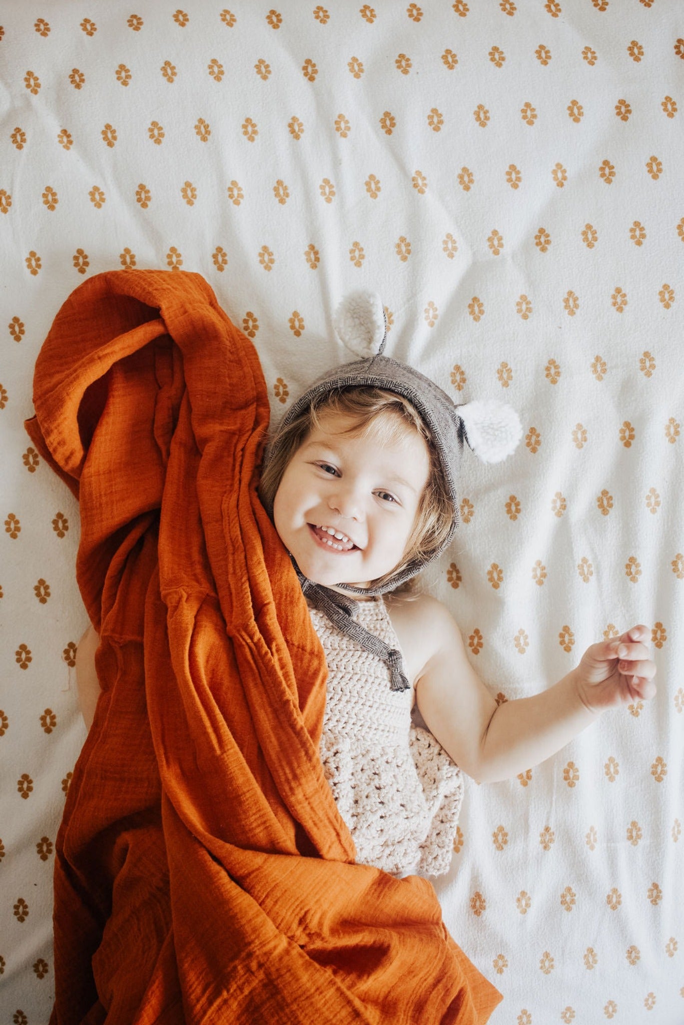 Soft Baby/Toddler 2-Layer Cotton Muslin Blankets - Available in 2 Colors